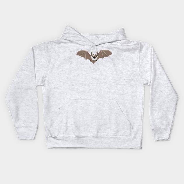 Cute Kawaii Bat Flying animal Kids Hoodie by Cute Tees Kawaii